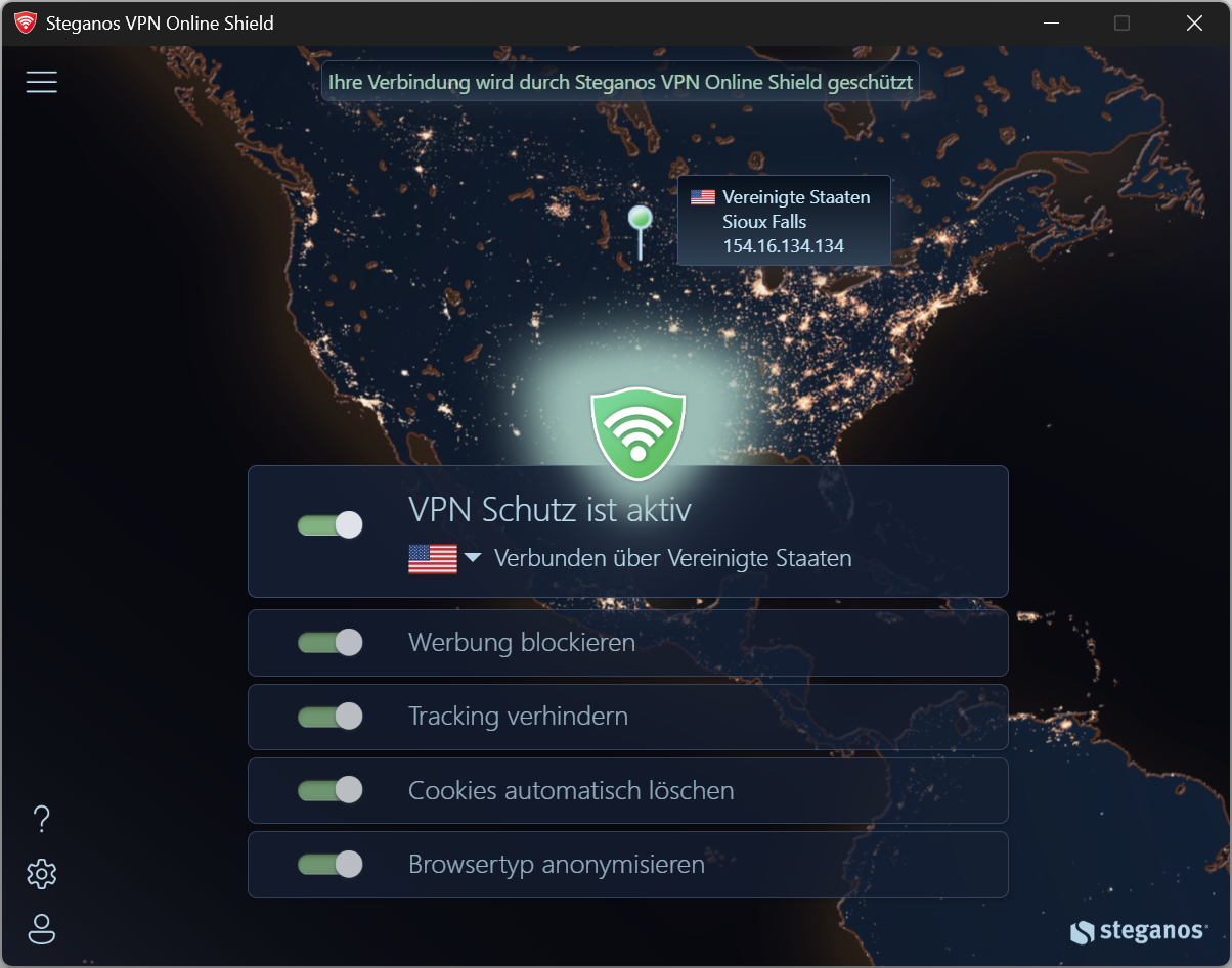 Steganos VPN Online Shield